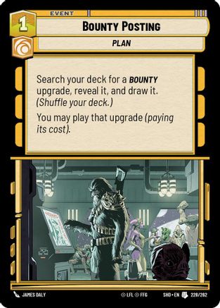 Bounty Posting (228/262) - SOTG - Uncommon - Foil