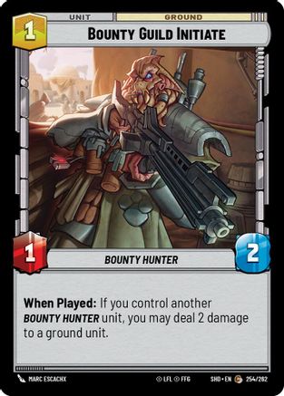 Bounty Guild Initiate (254/262) - SOTG - Common