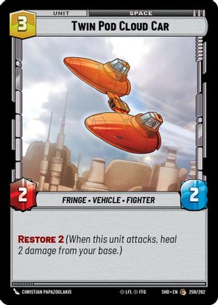 Twin Pod Cloud Car (259/262) - SOTG - Common