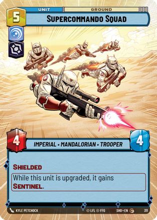 Supercommando Squad (Hyperspace) (311) - SOTG - Common - Foil