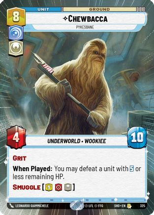 Chewbacca - Pykesbane (Hyperspace) (325) - SOTG - Rare