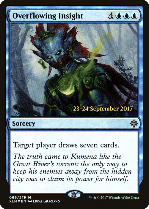 Overflowing Insight (PRE-66S) - mythic - Foil