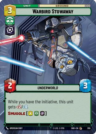 Warbird Stowaway (Hyperspace) (355) - SOTG - Common