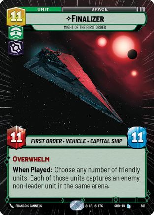 Finalizer - Might of the First Order (Hyperspace) (361) - SOTG - Legendary - Foil