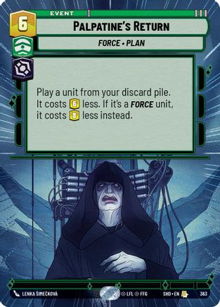 Palpatine's Return (Hyperspace) (363) - SOTG - Rare