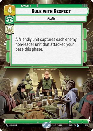 Rule With Respect (Hyperspace) (375) - SOTG - Legendary