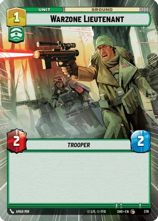 Warzone Lieutenant (Hyperspace) (379) - SOTG - Common - Foil