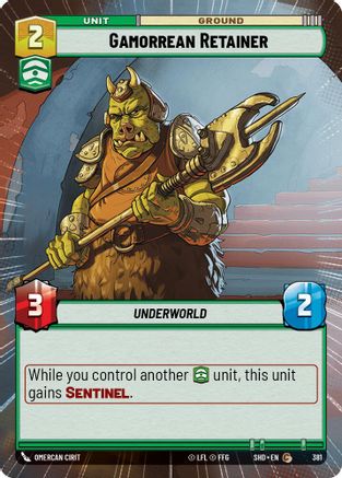 Gamorrean Retainer (Hyperspace) (381) - SOTG - Common