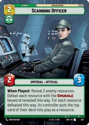 Scanning Officer (Hyperspace) (383) - SOTG - Uncommon