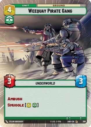 Weequay Pirate Gang (Hyperspace) (388) - SOTG - Common - Foil