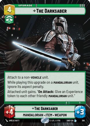 The Darksaber (Hyperspace) (395) - SOTG - Legendary - Foil
