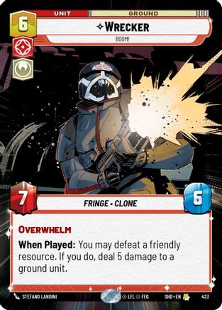 Wrecker - BOOM! (Hyperspace) (423) - SOTG - Rare