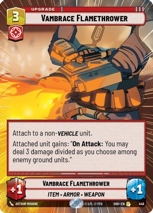 Vambrace Flamethrower (Hyperspace) (446) - SOTG - Rare
