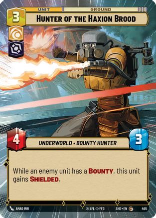 Hunter of the Haxion Brood (Hyperspace) (455) - SOTG - Common - Foil