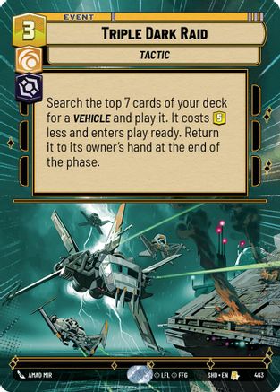 Triple Dark Raid (Hyperspace) (463) - SOTG - Rare