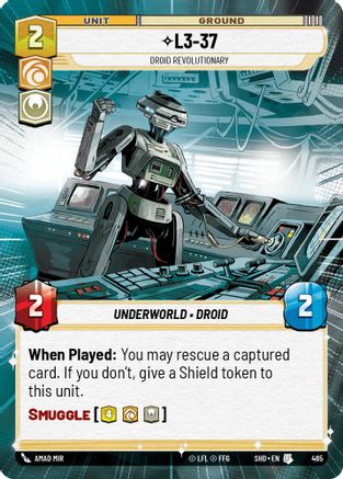 L3-37 - Droid Revolutionary (Hyperspace) (465) - SOTG - Uncommon