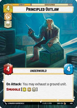 Principled Outlaw (Hyperspace) (469) - SOTG - Common - Foil