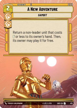 A New Adventure (Hyperspace) (475) - SOTG - Uncommon