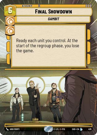 Final Showdown (Hyperspace) (476) - SOTG - Legendary - Foil