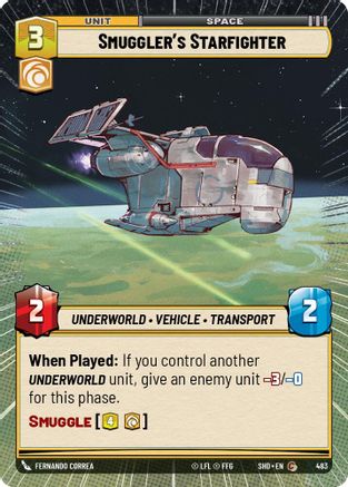 Smuggler's Starfighter (Hyperspace) (483) - SOTG - Common