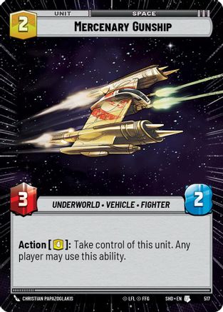 Mercenary Gunship (Hyperspace) (517) - SOTG - Uncommon