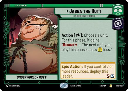 Jabba the Hutt - His High Exaltedness (006/262) - SOTG - Rare