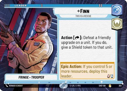 Finn - This is a Rescue (Hyperspace) (283) - SOTG - Rare