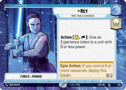 Rey - More Than a Scavenger (Hyperspace) (284) - SOTG - Common