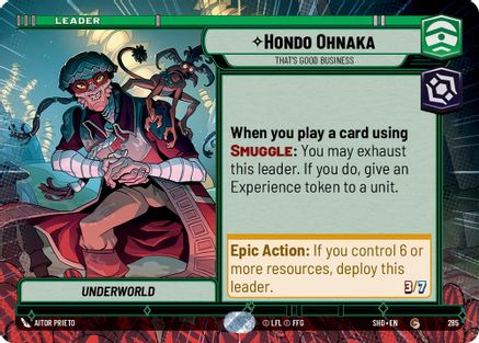 Hondo Ohnaka - That's Good Business (Hyperspace) (285) - SOTG - Common