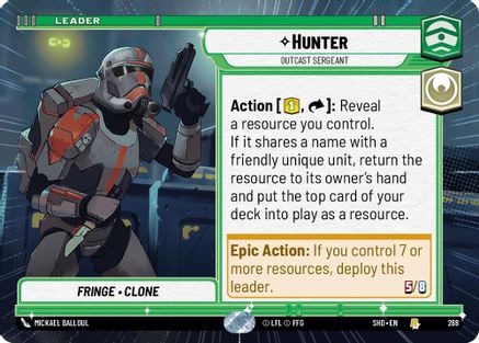 Hunter - Outcast Sergeant (Hyperspace) (288) - SOTG - Rare
