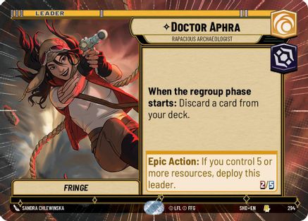 Doctor Aphra - Rapacious Archaeologist (Hyperspace) (294) - SOTG - Rare
