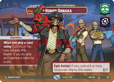 Hondo Ohnaka - That's Good Business (Showcase) (267) - SOTG - Common - Foil