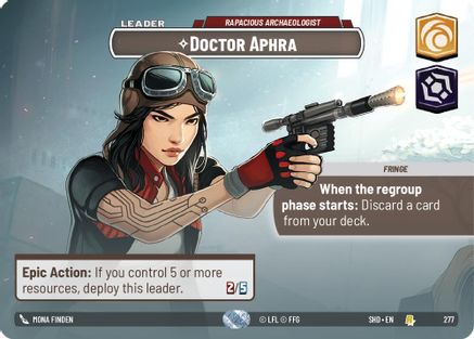 Doctor Aphra - Rapacious Archaeologist (Showcase) (277) - SOTG - Rare - Foil