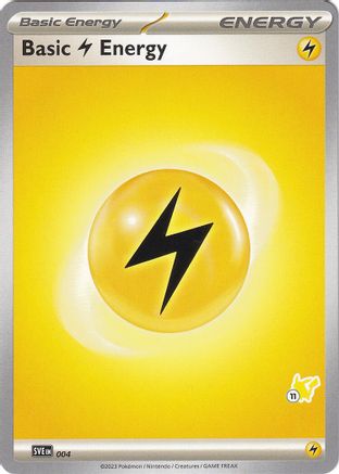 Basic Lightning Energy - Pikachu 11 (004) - BA2  - Common