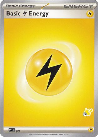 Basic Lightning Energy - Pikachu 27 (004) - BA2  - Common