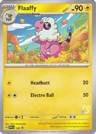 Flaaffy - Pikachu 5 (108) - BA2  - Promo