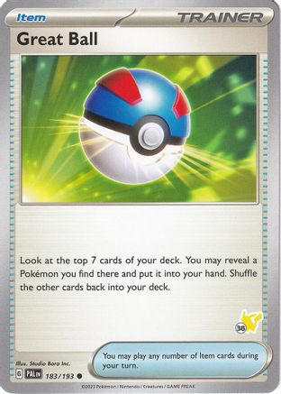 Great Ball - Pikachu 38 (183) - BA2  - Common