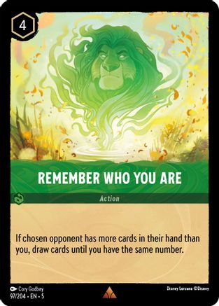Remember Who You Are (97/204) - Rare