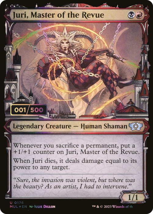 Juri, Master of the Revue (MUL-176Z) - uncommon: (Showcase) - Foil
