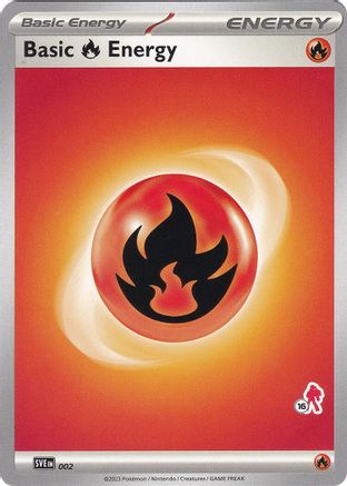 Basic Fire Energy - Armarouge 16 (002) - BA2  - Unconfirmed