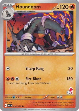 Houndoom - Armarouge 27 (034) - BA2  - Common