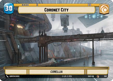 Coronet City // Shield (Hyperspace) (303 // T04) - SOTG - Common