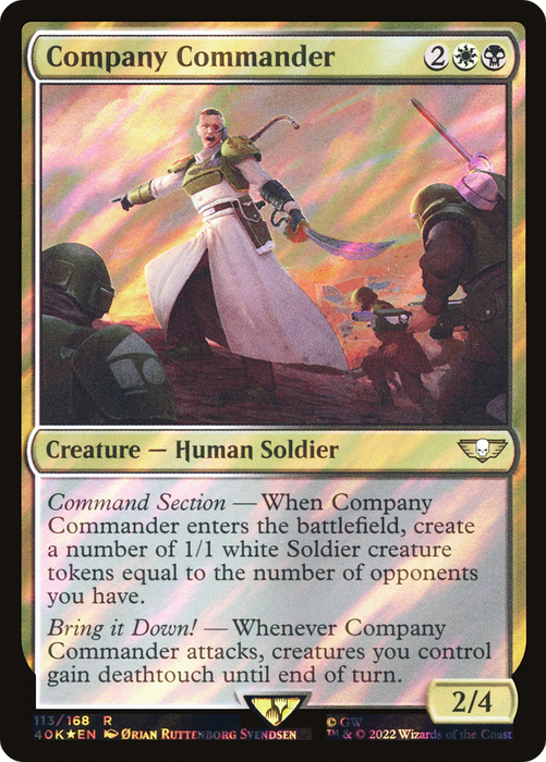 Company Commander (40K-113★) - rare - Foil