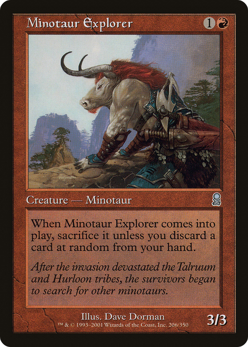Minotaur Explorer (ODY-206) - uncommon - Foil
