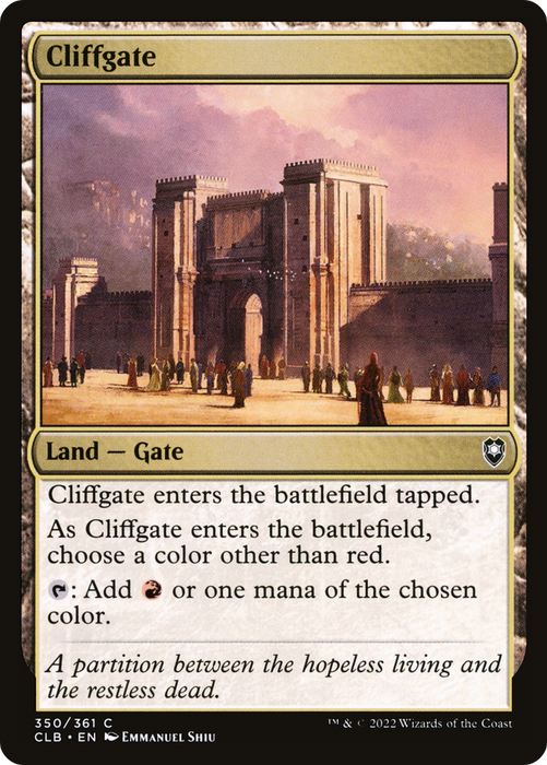 Cliffgate (CLB-350) - common - Foil