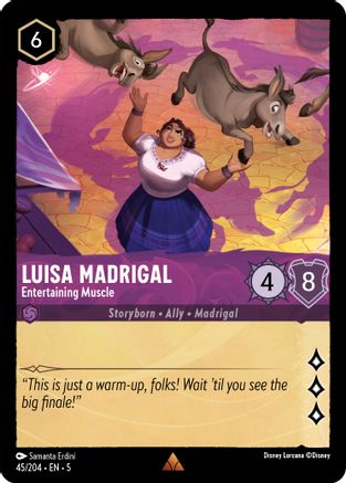 Luisa Madrigal - Entertaining Muscle (45/204) - Rare