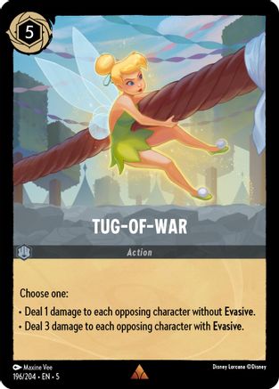 Tug-of-War VF (196/204) - Rare