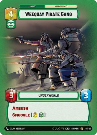 Weequay Pirate Gang (03/20) - SOTGWPP - Common