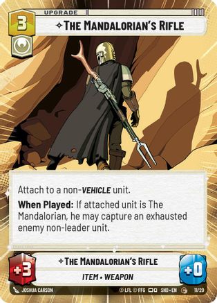 The Mandalorian's Rifle (Hyperspace) (11/20) - SOTGWPP - Common