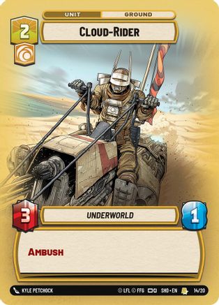Cloud-Rider (14/20) - SOTGWPP - Rare - Foil